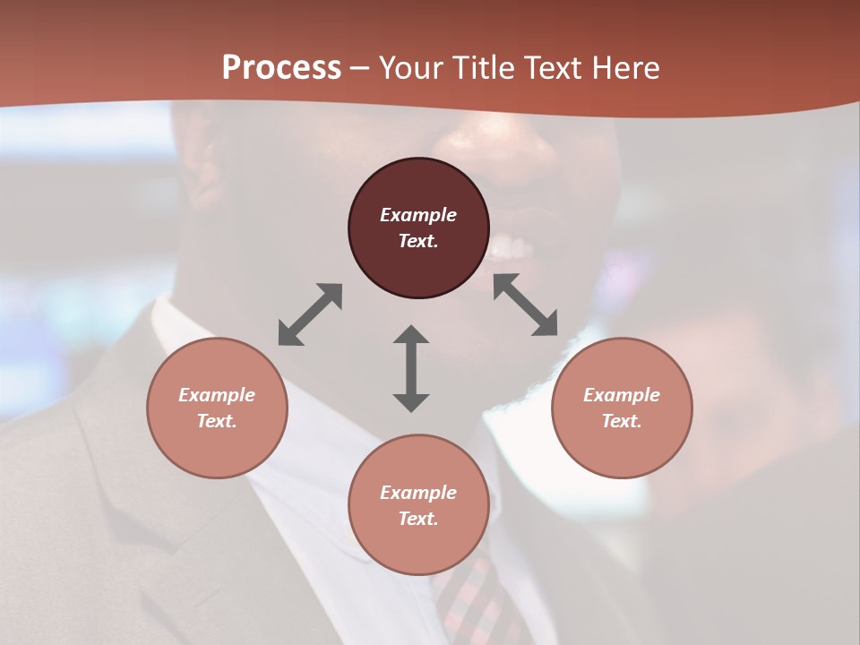 A Man In A Suit And Tie Is Smiling PowerPoint Template