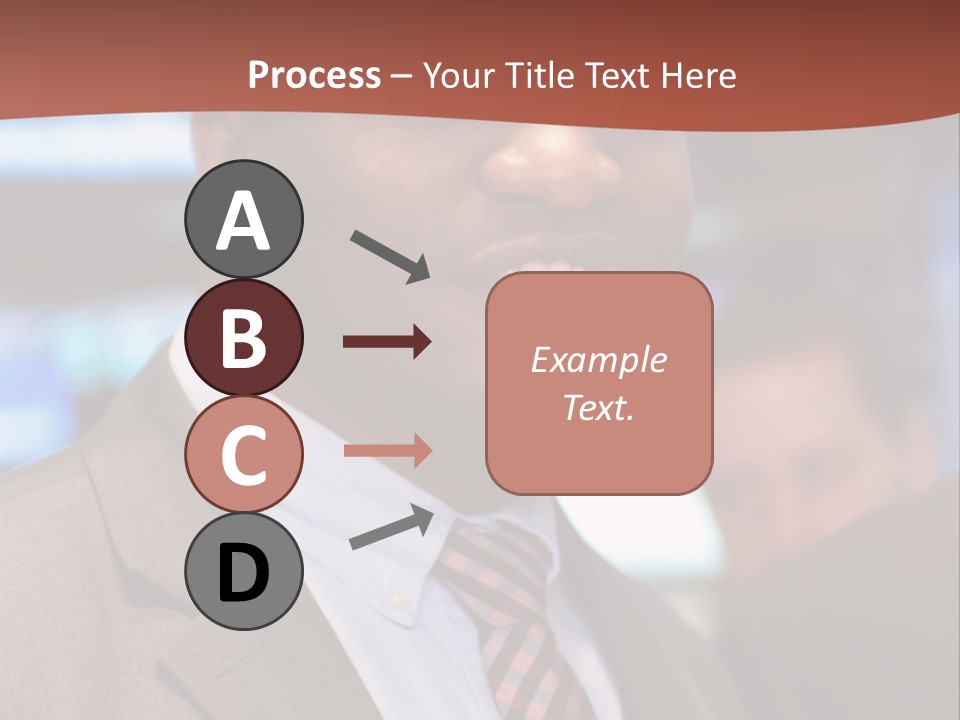 A Man In A Suit And Tie Is Smiling PowerPoint Template