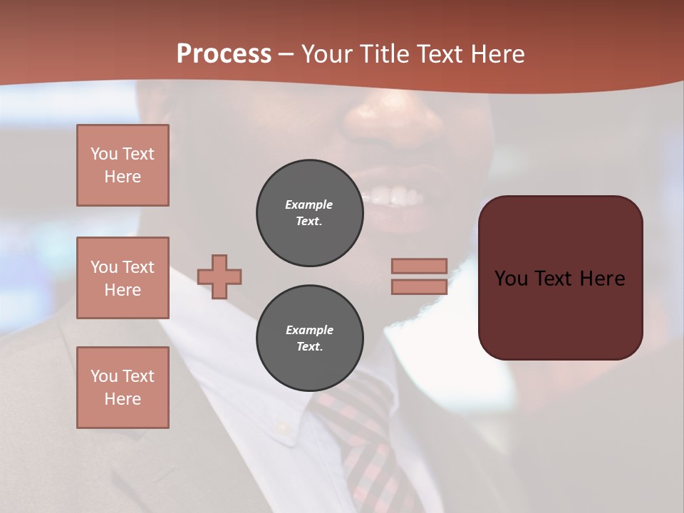 A Man In A Suit And Tie Is Smiling PowerPoint Template