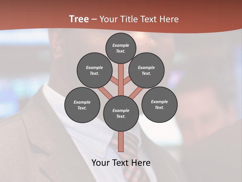 A Man In A Suit And Tie Is Smiling PowerPoint Template