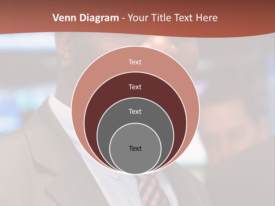 A Man In A Suit And Tie Is Smiling PowerPoint Template