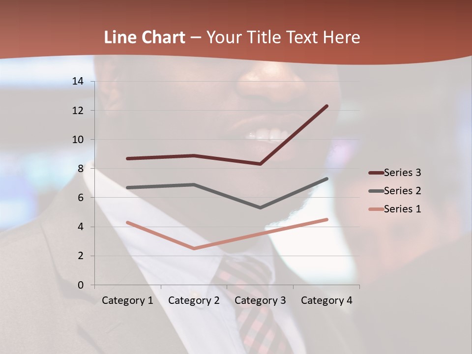 A Man In A Suit And Tie Is Smiling PowerPoint Template