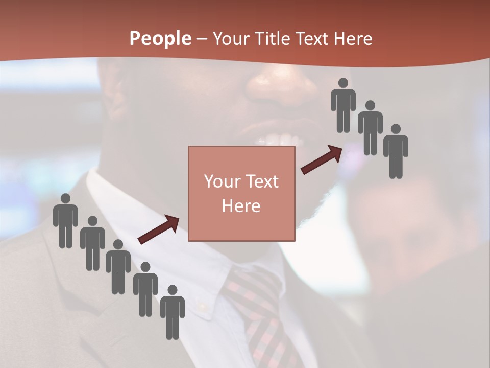 A Man In A Suit And Tie Is Smiling PowerPoint Template