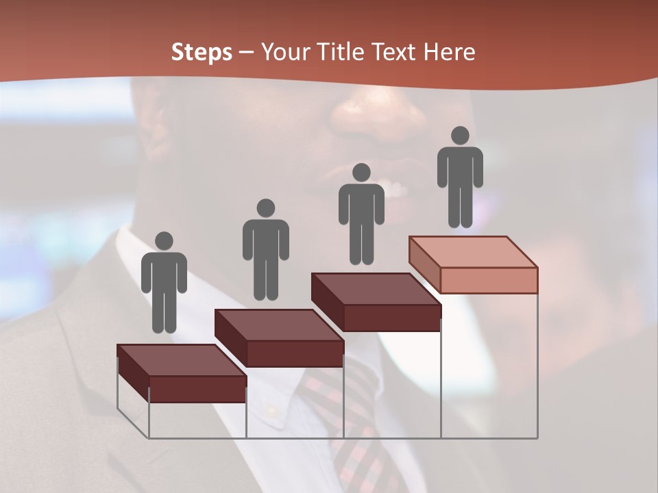 A Man In A Suit And Tie Is Smiling PowerPoint Template