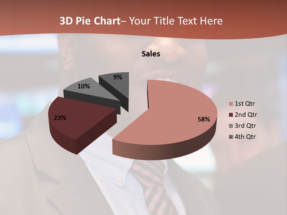 A Man In A Suit And Tie Is Smiling PowerPoint Template