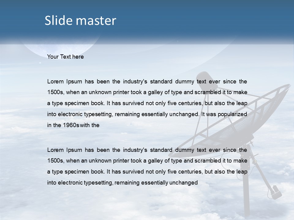Satellite Communication PowerPoint Template