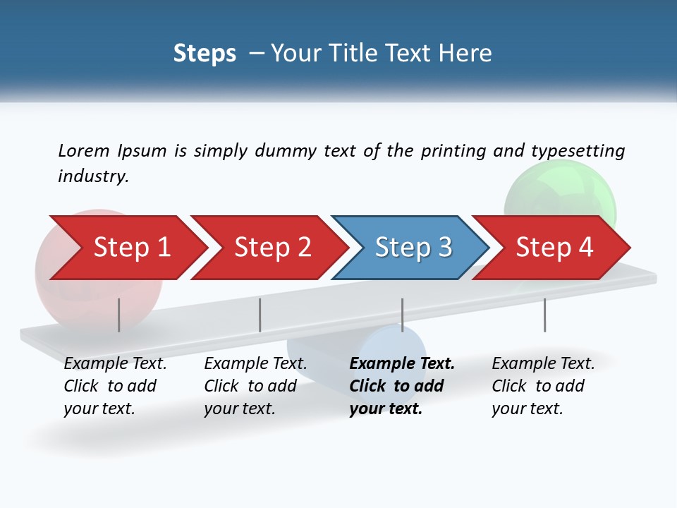 Two Balls On A Scale With A White Background PowerPoint Template