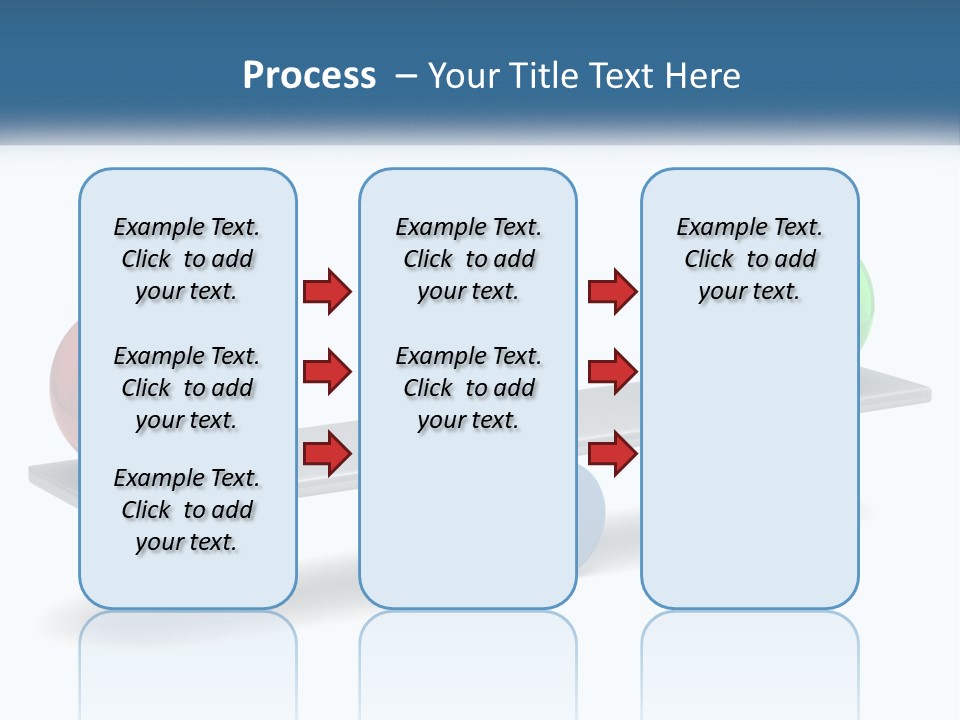 Two Balls On A Scale With A White Background PowerPoint Template