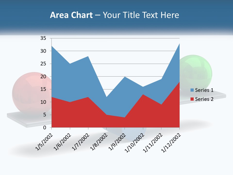 Two Balls On A Scale With A White Background PowerPoint Template