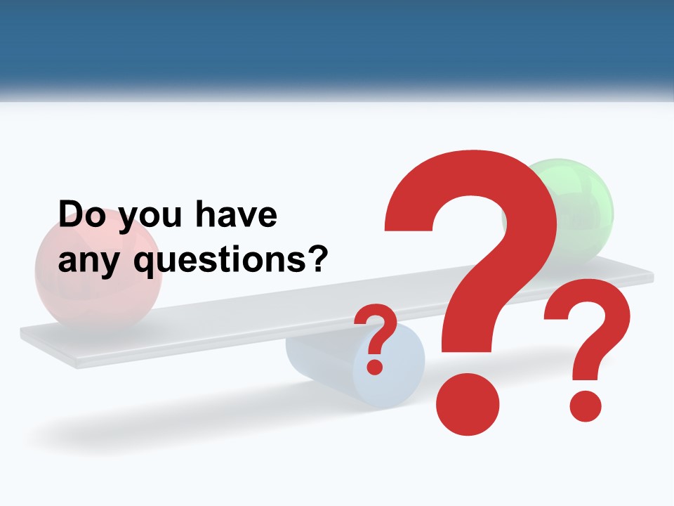 Two Balls On A Scale With A White Background PowerPoint Template