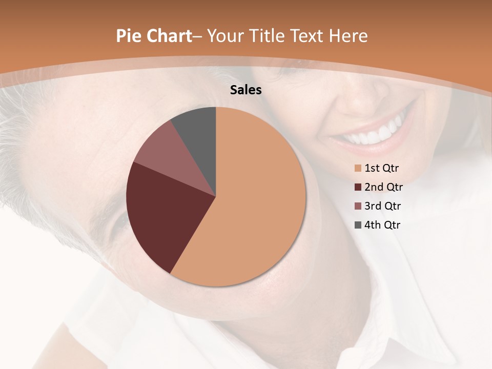 A Man And Woman Are Smiling For The Camera PowerPoint Template