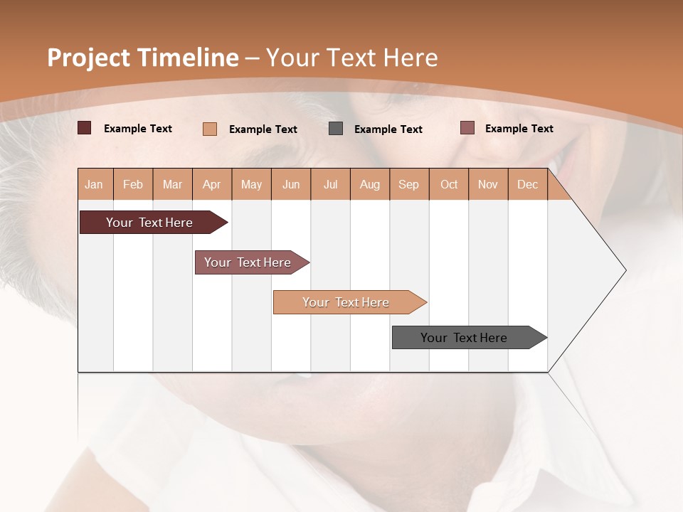 A Man And Woman Are Smiling For The Camera PowerPoint Template