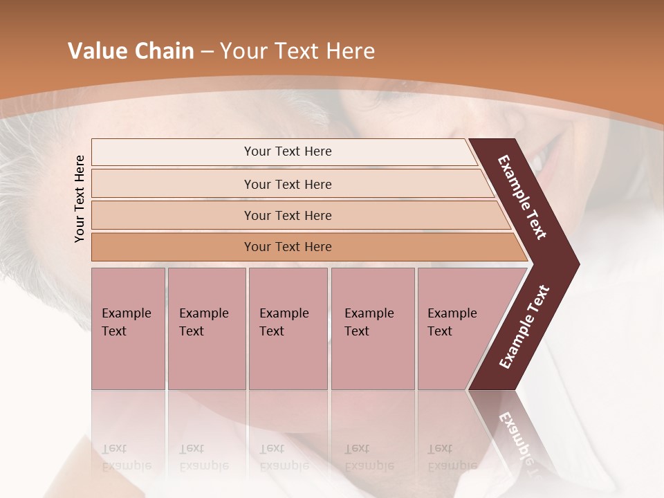 A Man And Woman Are Smiling For The Camera PowerPoint Template