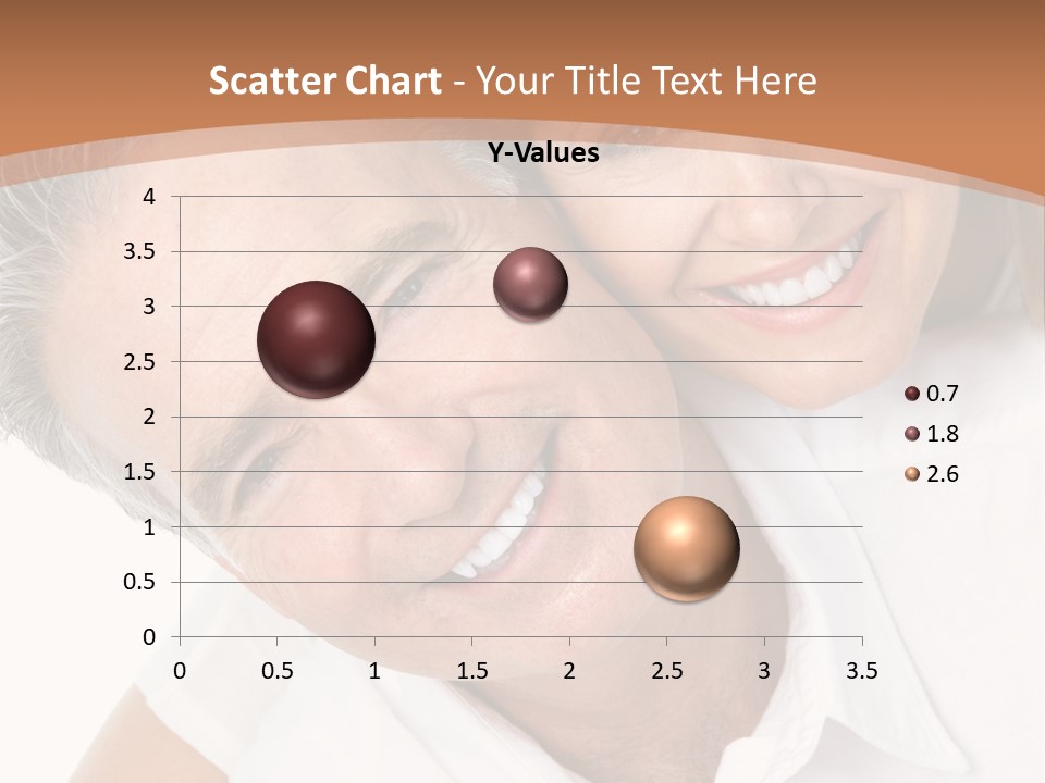 A Man And Woman Are Smiling For The Camera PowerPoint Template