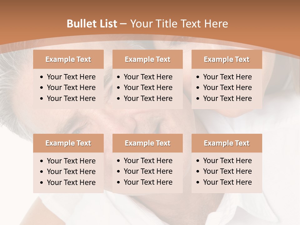 A Man And Woman Are Smiling For The Camera PowerPoint Template