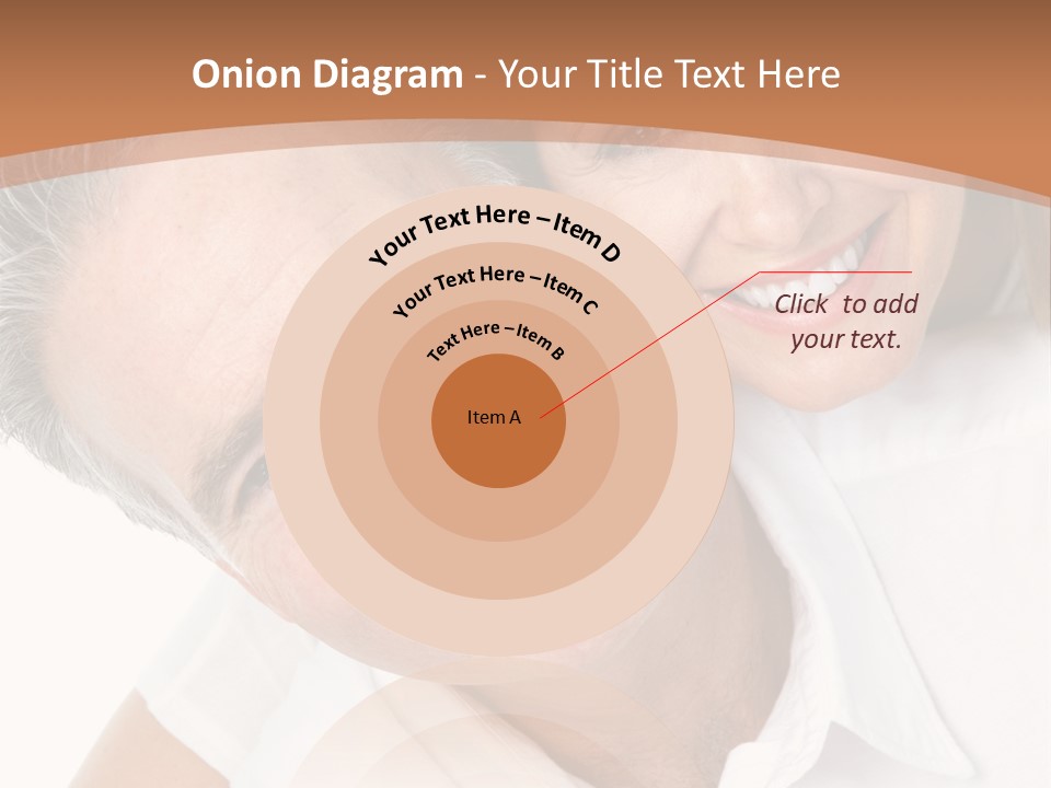 A Man And Woman Are Smiling For The Camera PowerPoint Template