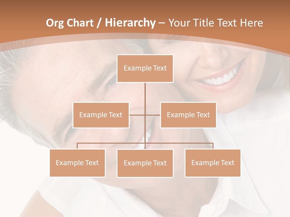 A Man And Woman Are Smiling For The Camera PowerPoint Template