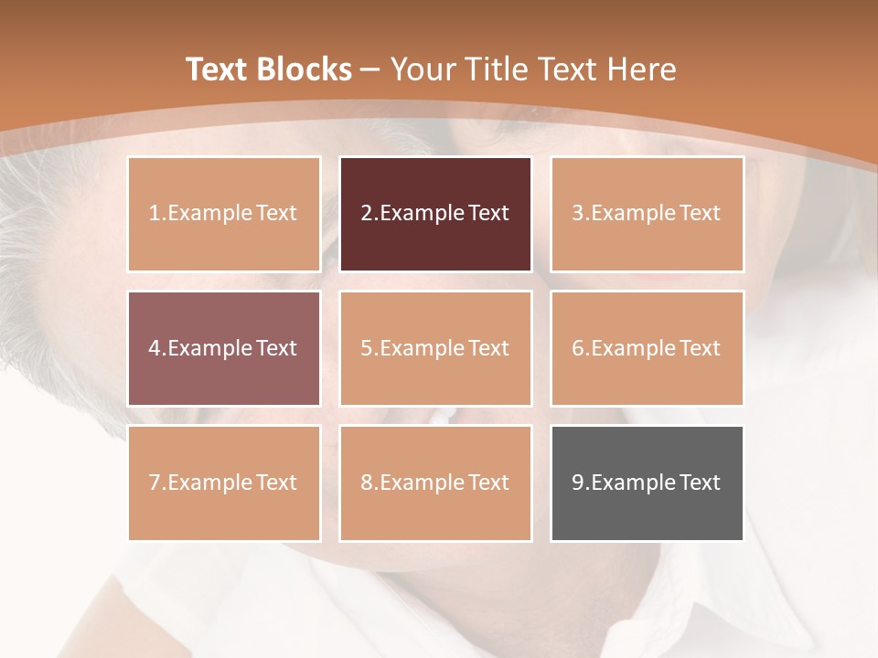 A Man And Woman Are Smiling For The Camera PowerPoint Template