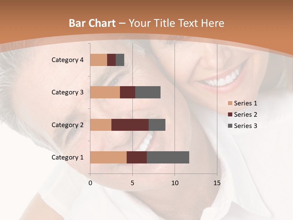 A Man And Woman Are Smiling For The Camera PowerPoint Template