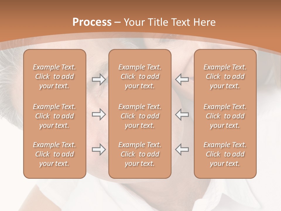 A Man And Woman Are Smiling For The Camera PowerPoint Template