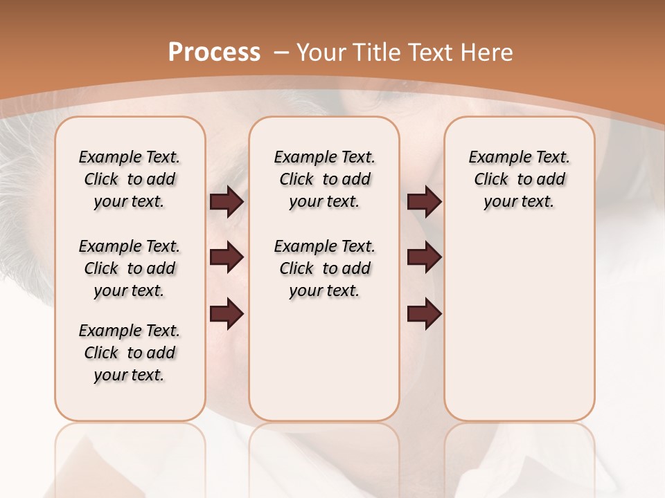 A Man And Woman Are Smiling For The Camera PowerPoint Template