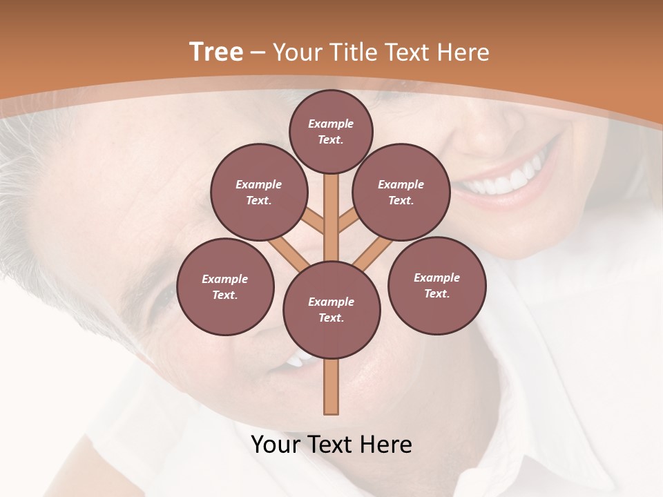 A Man And Woman Are Smiling For The Camera PowerPoint Template