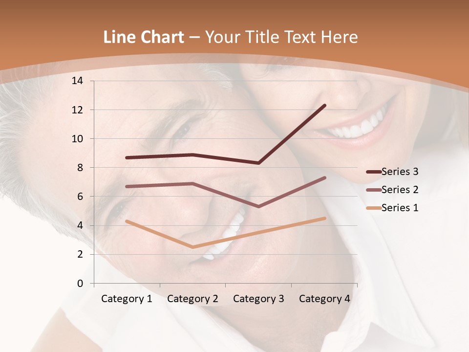 A Man And Woman Are Smiling For The Camera PowerPoint Template