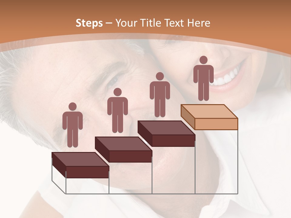 A Man And Woman Are Smiling For The Camera PowerPoint Template