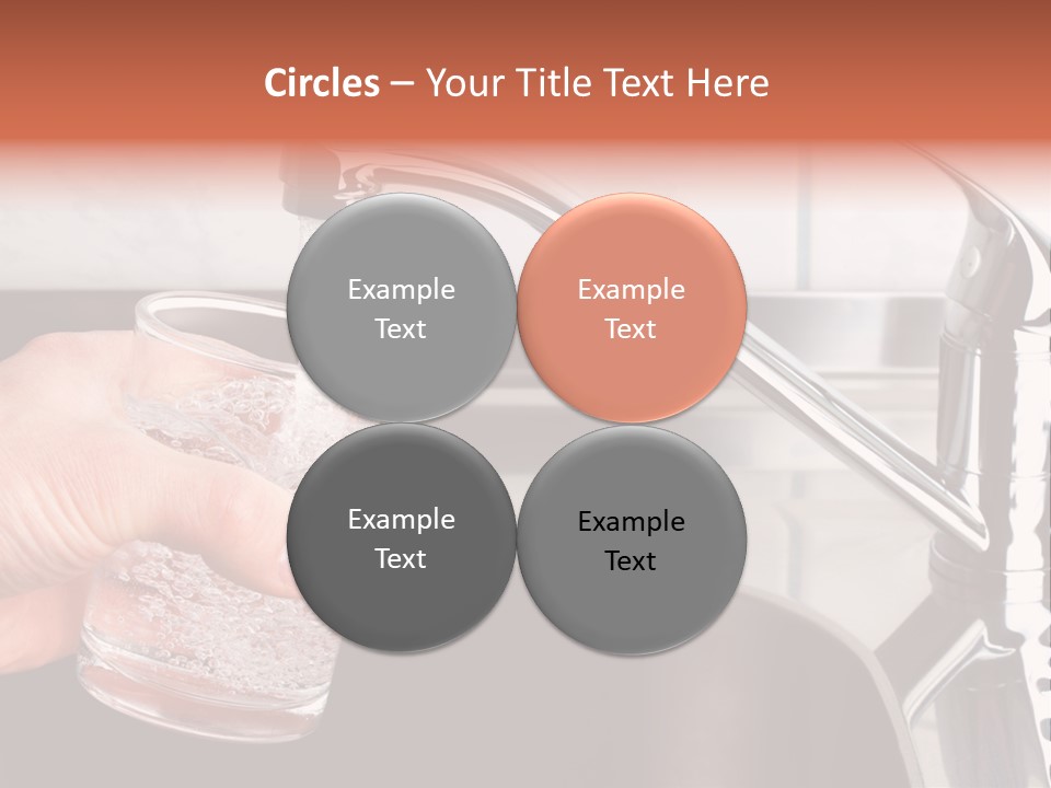 A Person Filling A Glass With Water From A Faucet PowerPoint Template