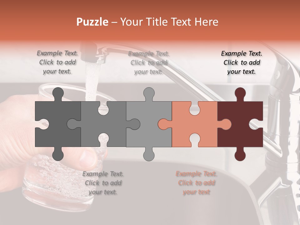 A Person Filling A Glass With Water From A Faucet PowerPoint Template