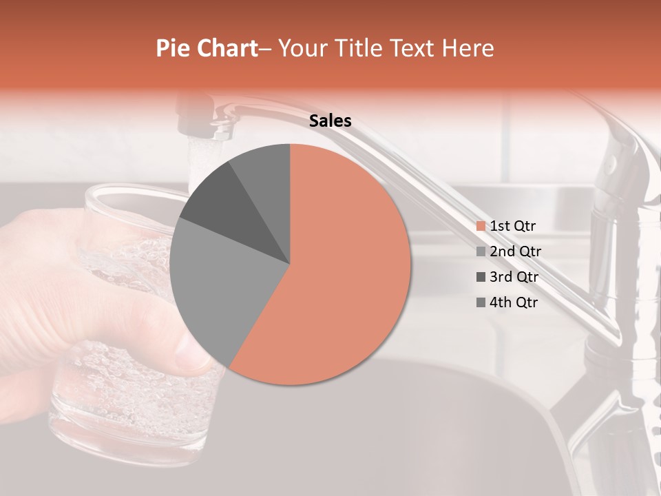 A Person Filling A Glass With Water From A Faucet PowerPoint Template