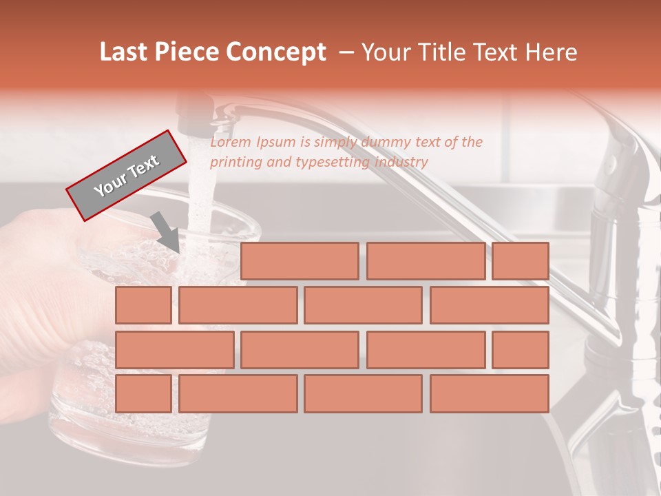 A Person Filling A Glass With Water From A Faucet PowerPoint Template