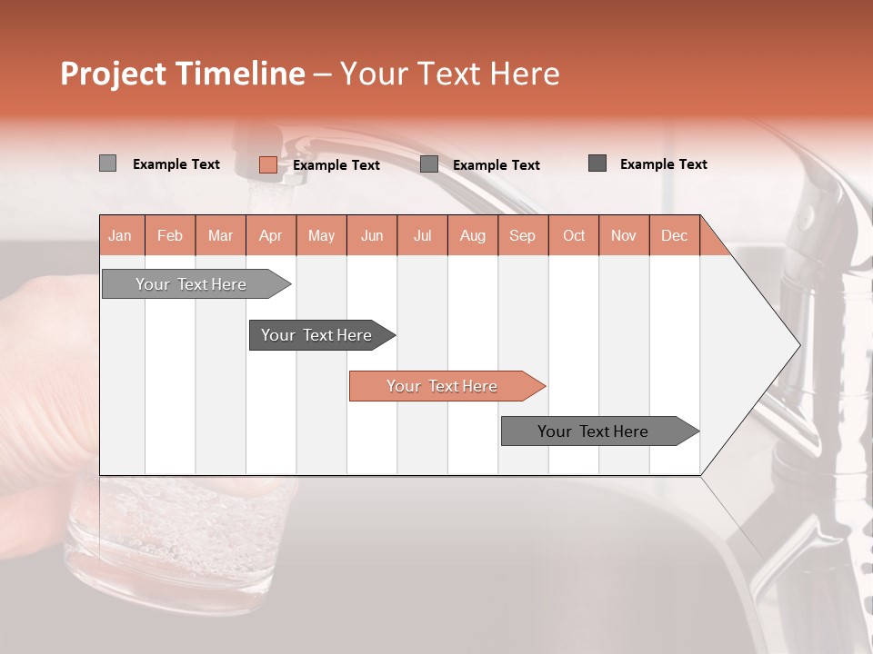 A Person Filling A Glass With Water From A Faucet PowerPoint Template