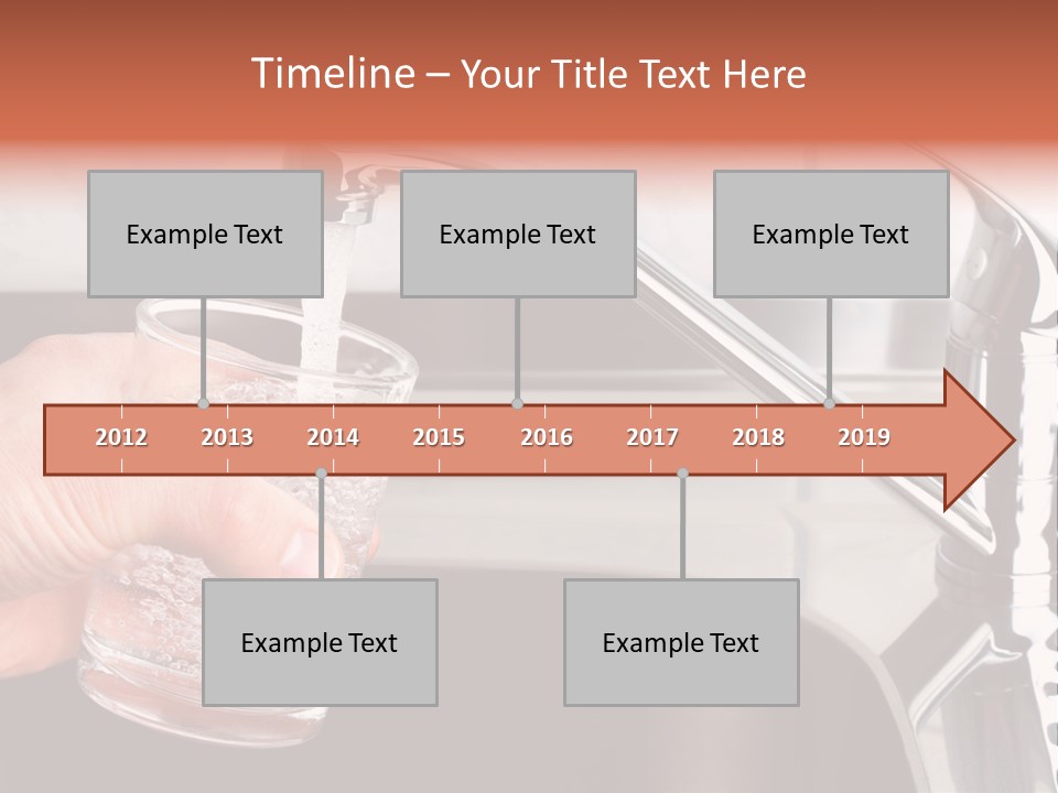 A Person Filling A Glass With Water From A Faucet PowerPoint Template