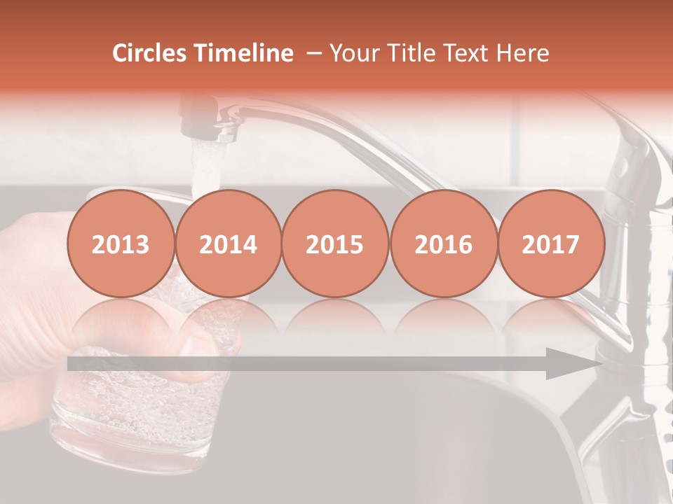 A Person Filling A Glass With Water From A Faucet PowerPoint Template