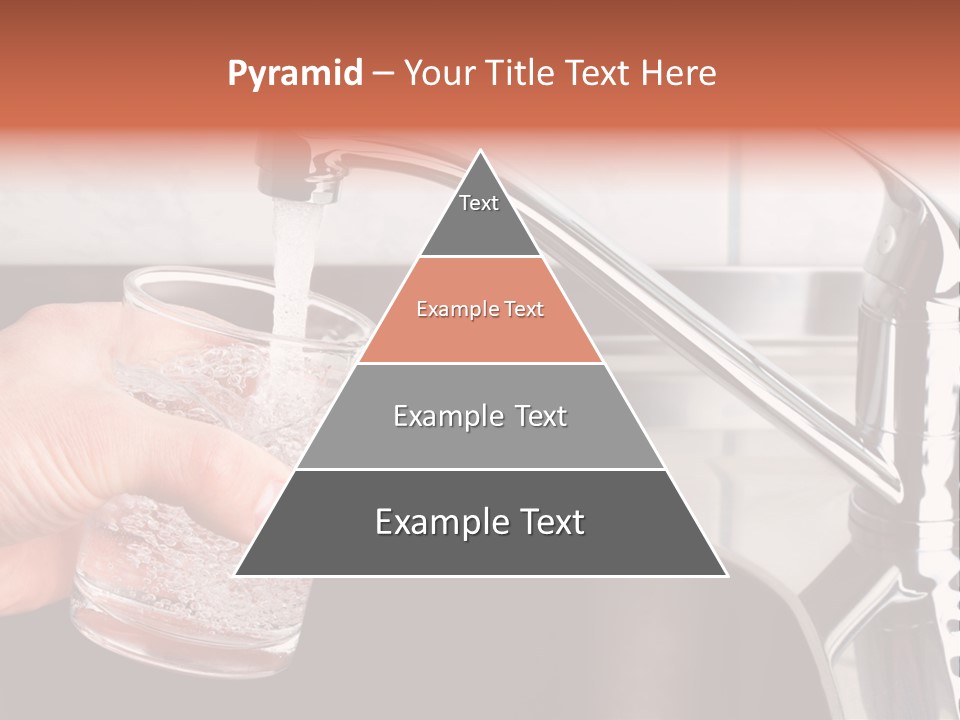 A Person Filling A Glass With Water From A Faucet PowerPoint Template