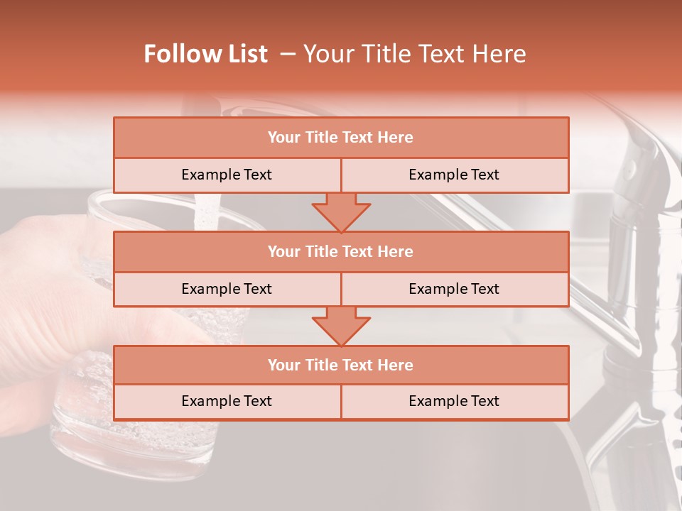 A Person Filling A Glass With Water From A Faucet PowerPoint Template