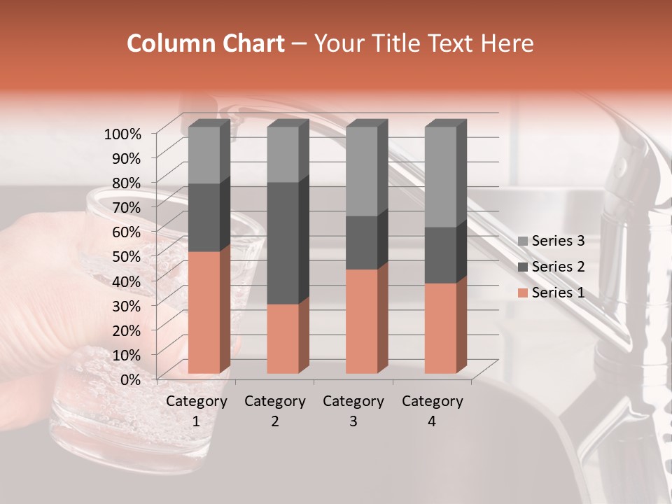 A Person Filling A Glass With Water From A Faucet PowerPoint Template