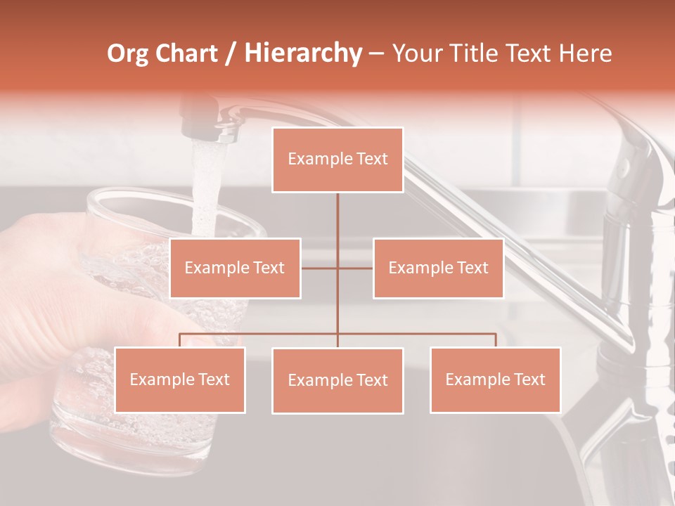 A Person Filling A Glass With Water From A Faucet PowerPoint Template