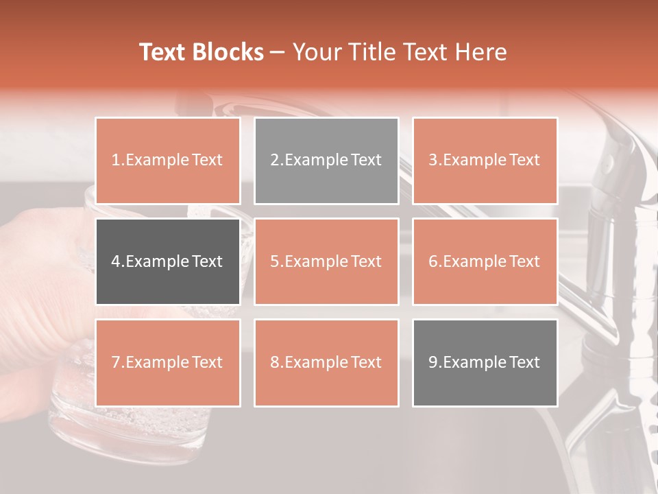 A Person Filling A Glass With Water From A Faucet PowerPoint Template