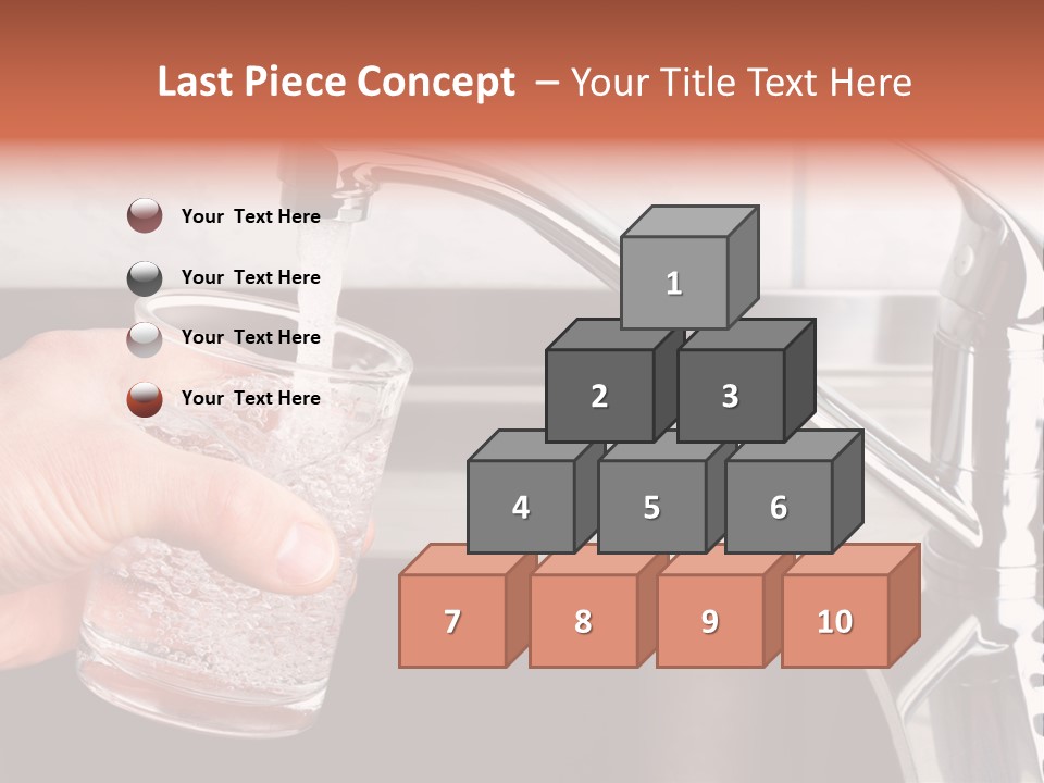 A Person Filling A Glass With Water From A Faucet PowerPoint Template