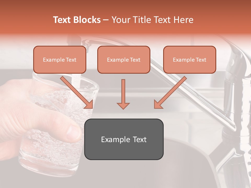 A Person Filling A Glass With Water From A Faucet PowerPoint Template