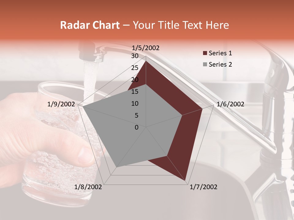 A Person Filling A Glass With Water From A Faucet PowerPoint Template