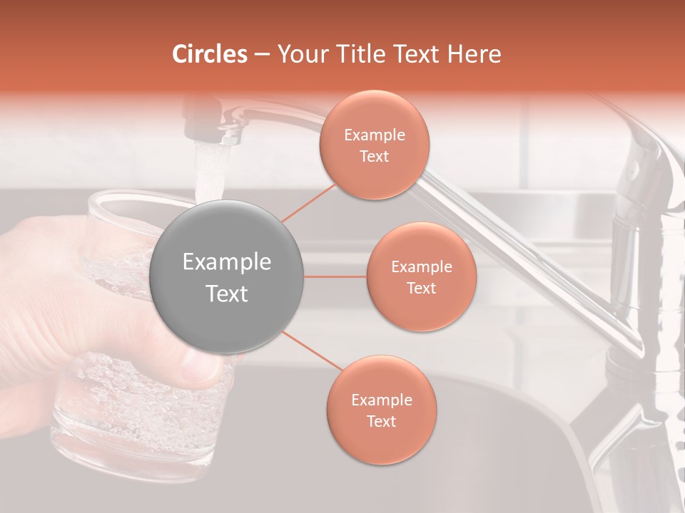 A Person Filling A Glass With Water From A Faucet PowerPoint Template