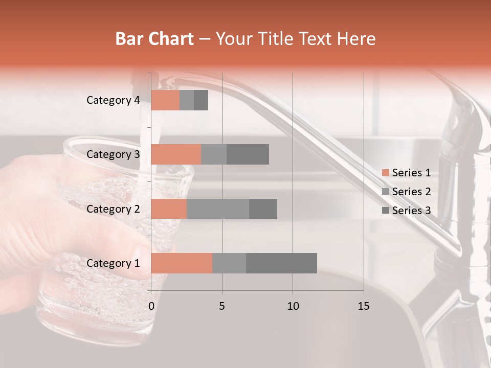 A Person Filling A Glass With Water From A Faucet PowerPoint Template