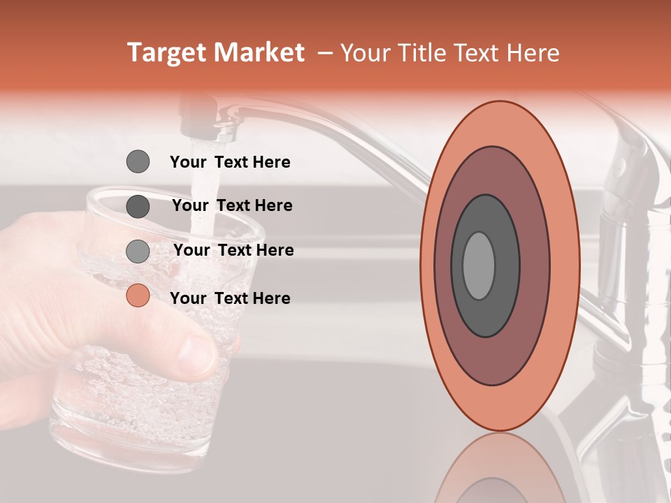 A Person Filling A Glass With Water From A Faucet PowerPoint Template