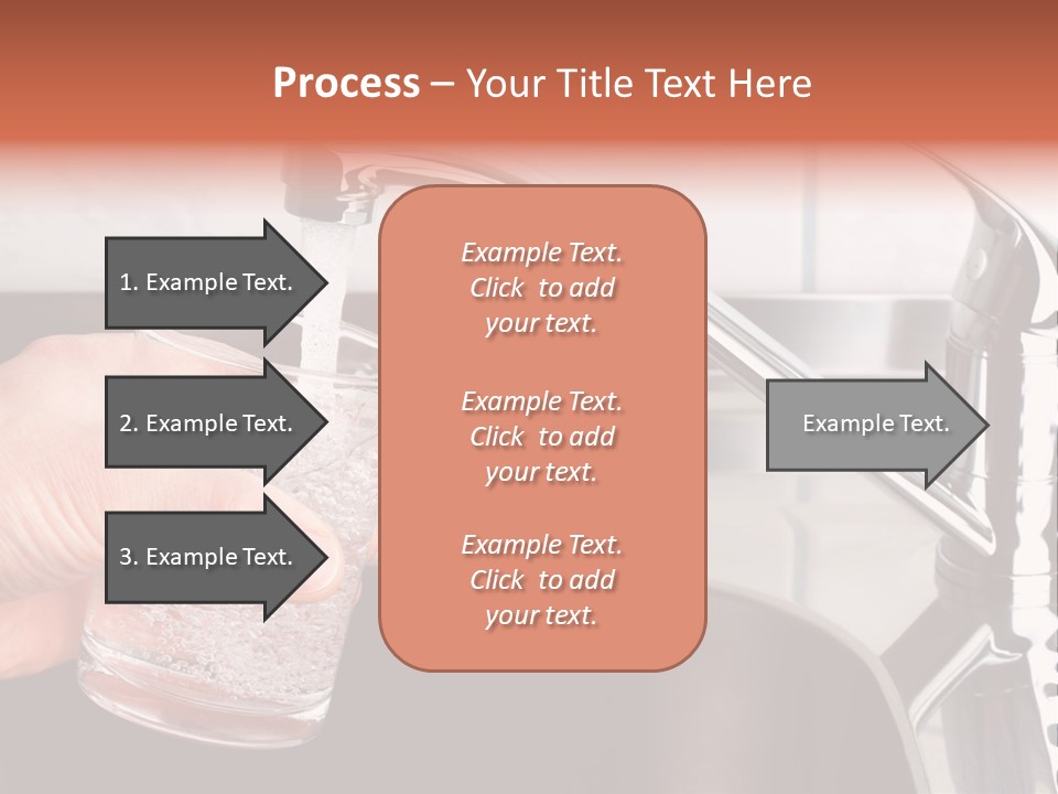 A Person Filling A Glass With Water From A Faucet PowerPoint Template