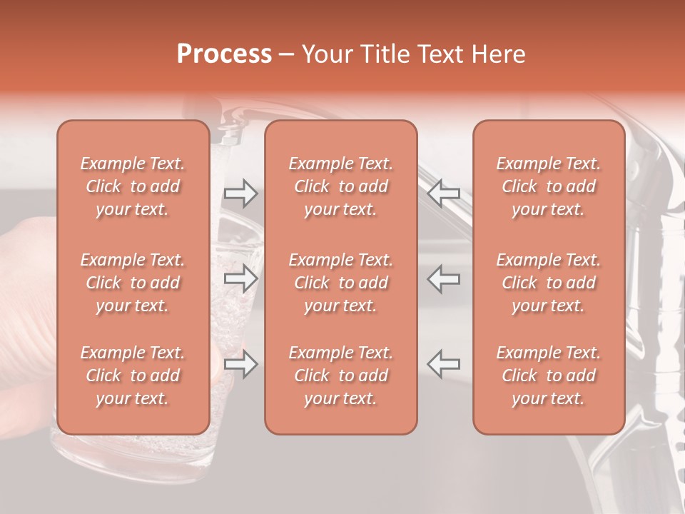 A Person Filling A Glass With Water From A Faucet PowerPoint Template