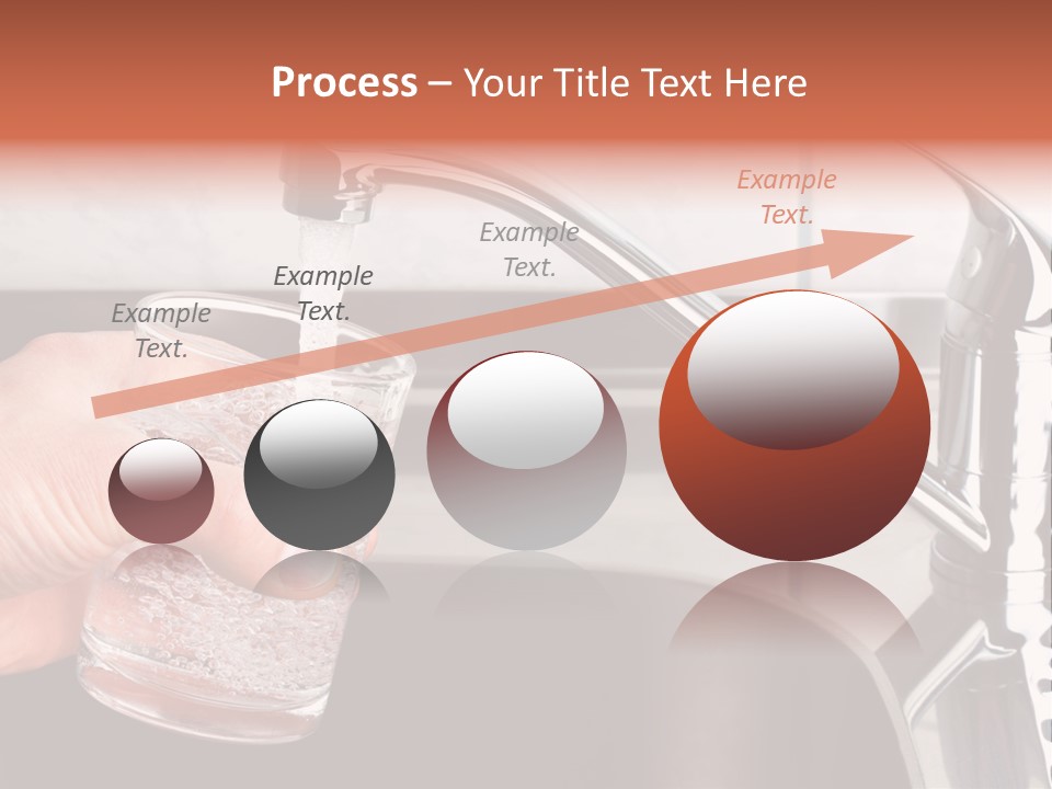 A Person Filling A Glass With Water From A Faucet PowerPoint Template