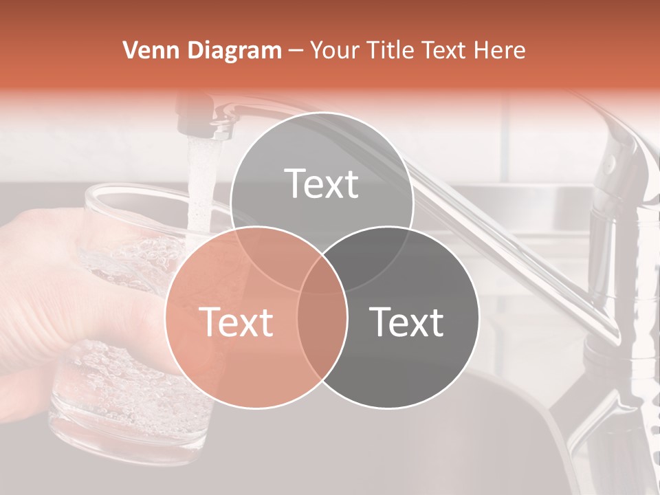 A Person Filling A Glass With Water From A Faucet PowerPoint Template